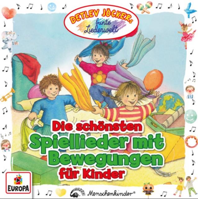 Cover für Die schönsten Spiellieder mit Bewegungen für Kinder