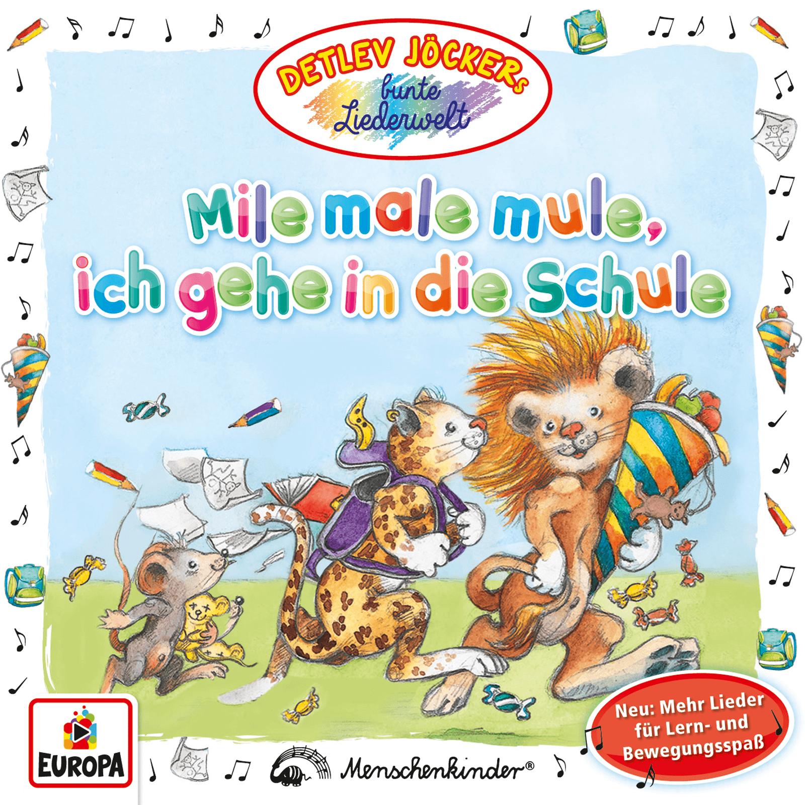 Mile male mule, ich gehe in die Schule